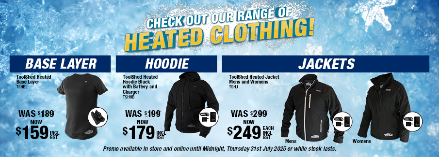 ToolShed Heated Clothing